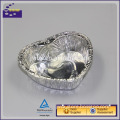 heart aluminum foil cup cake food container